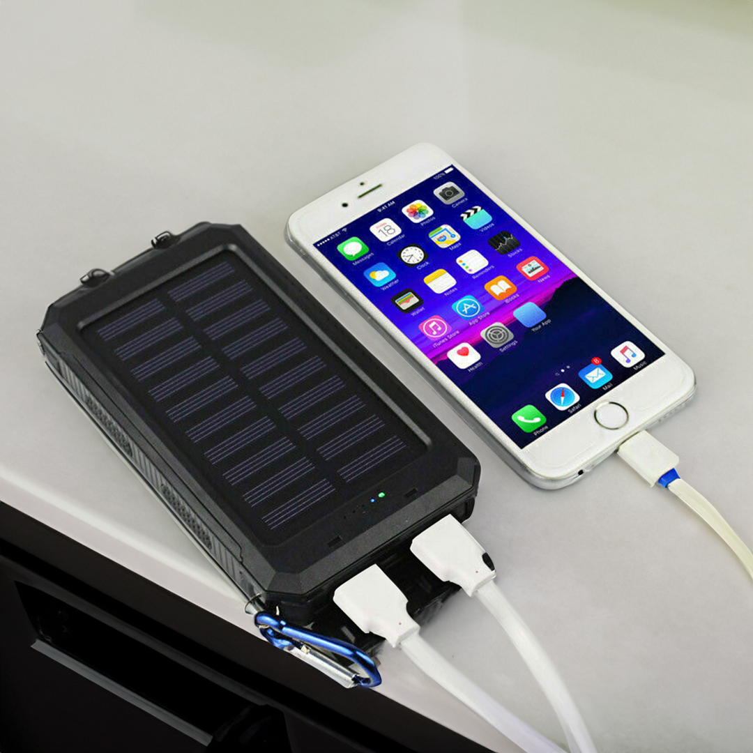 USB Solar Powered Portable Charger 20000mAh - Nevalax